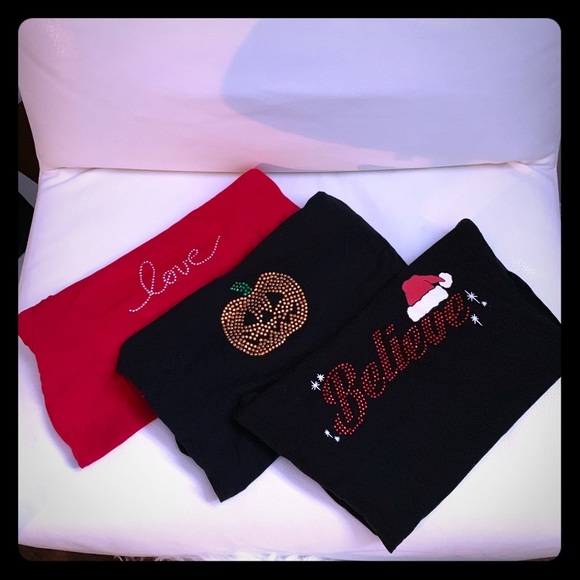 Set of 3 holiday shirts, Small - Picture 1 of 4